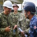 Rear Adm. Todd F. Cimicata, Commander, Logistics Group Western Pacific/Task Force 73 Visits Pacific Partnership 2025 Work Sites in Lae, Papua New Guinea July 2025