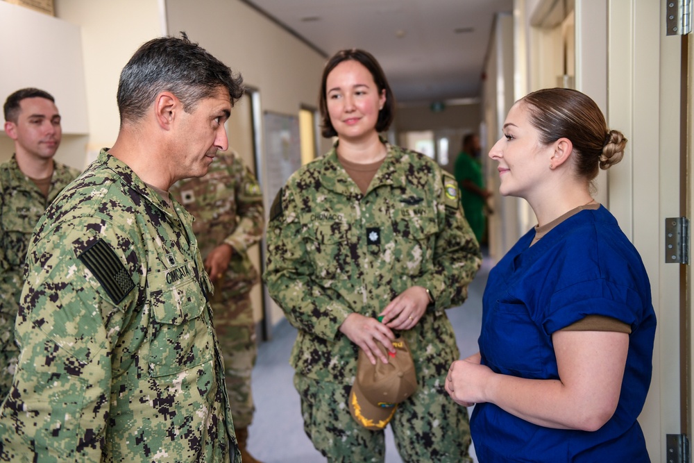 Rear Adm. Todd F. Cimicata, Commander, Logistics Group Western Pacific/Task Force 73 Visits Pacific Partnership 2025 Work Sites in Lae, Papua New Guinea July 2025
