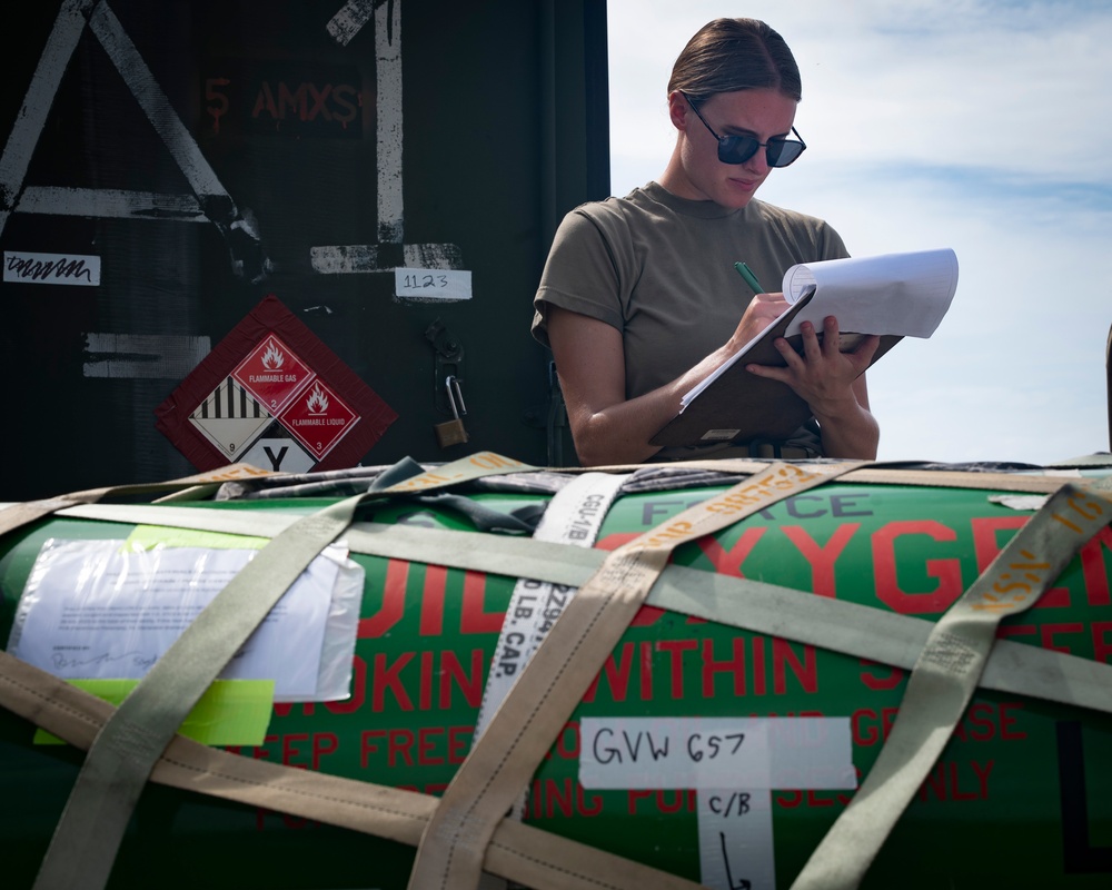 Airmen redeploy cargo in support of Exercise Bamboo Eagle 25-3