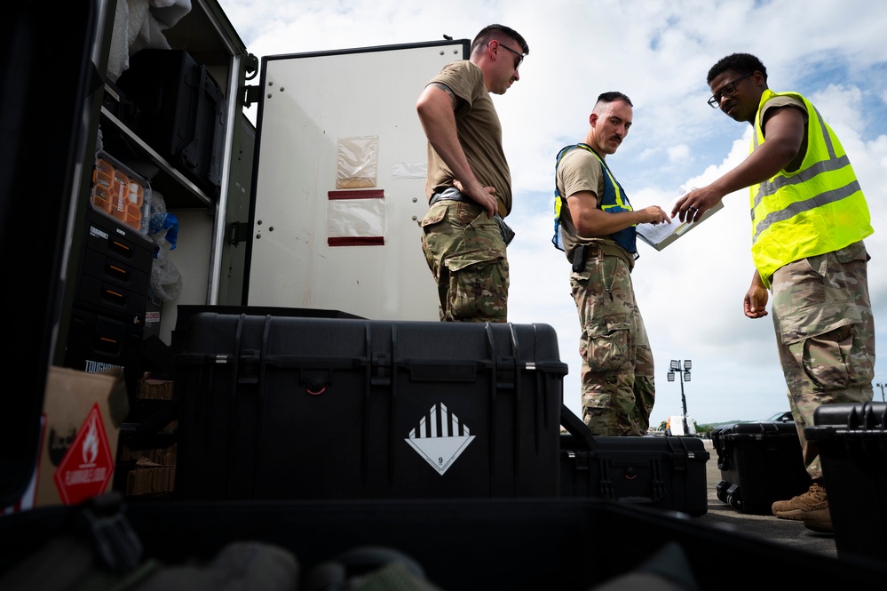 Airmen redeploy cargo in support of Exercise Bamboo Eagle 25-3