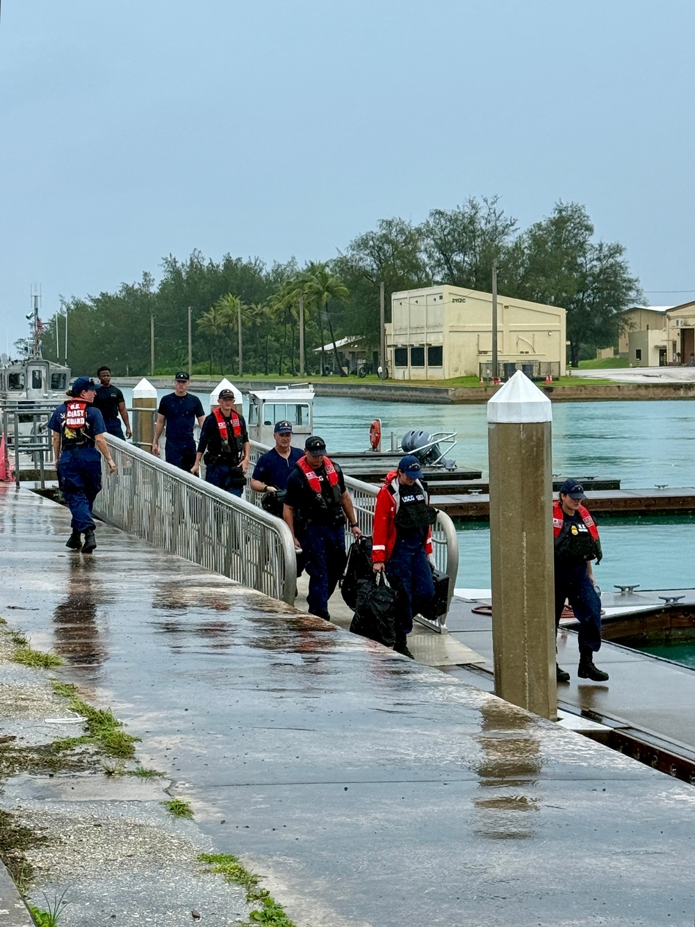 U.S. Coast Guard sorties for potential tsunami off Guam
