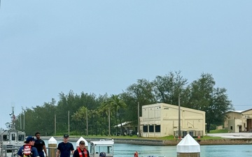 U.S. Coast Guard sorties for potential tsunami off Guam