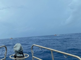 U.S. Coast Guard sorties for potential tsunami off Guam