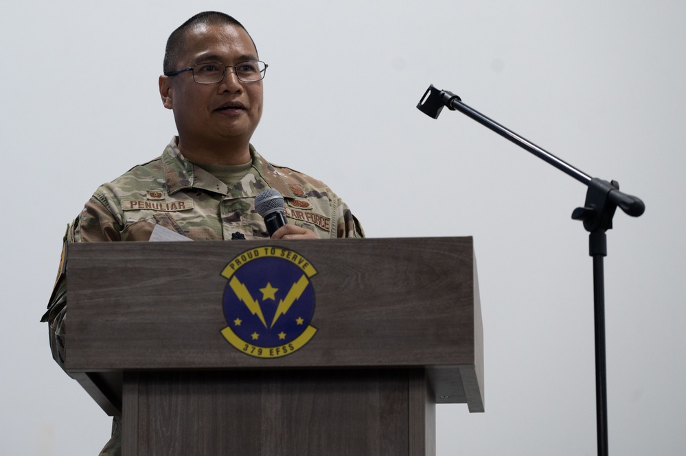Penuliar takes command of the 379th ELRS