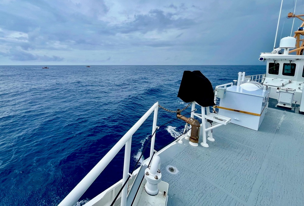 U.S. Coast Guard sorties for potential tsunami off Guam