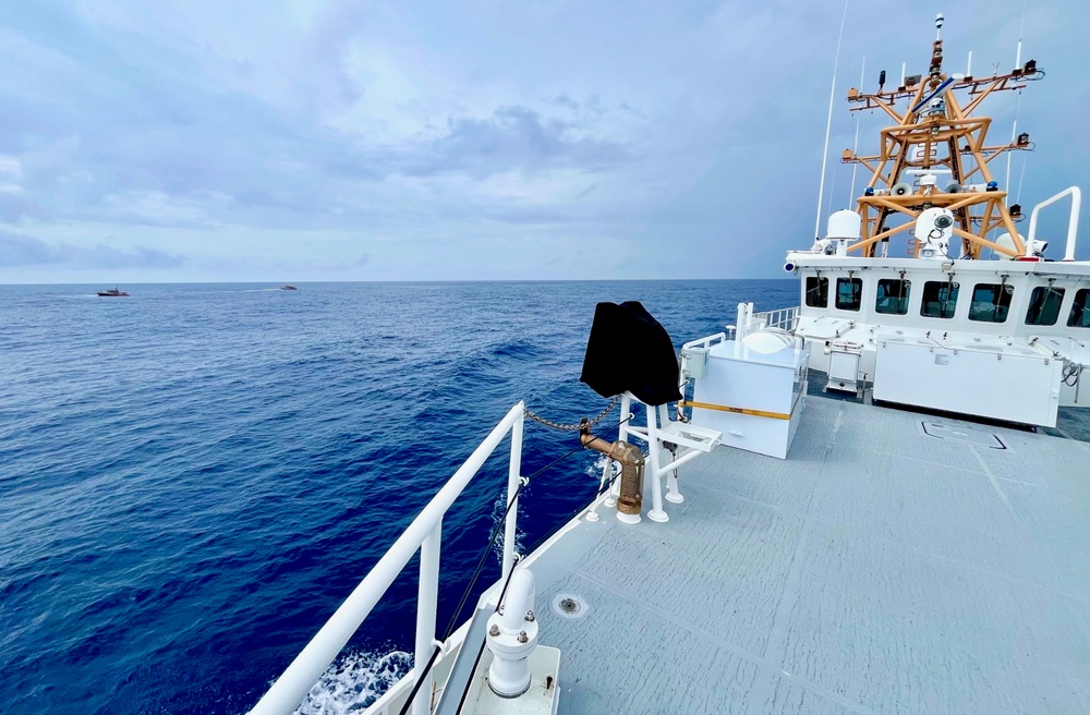 U.S. Coast Guard sorties for potential tsunami off Guam