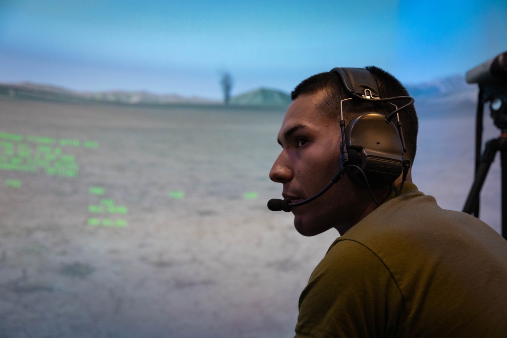 5th ANGLICO Marines conduct close air support simulation training