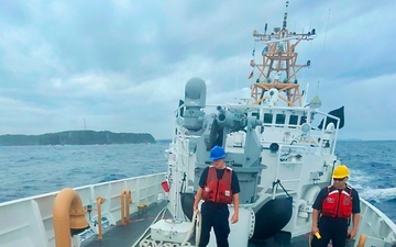 U.S. Coast Guard sorties for potential tsunami off Guam