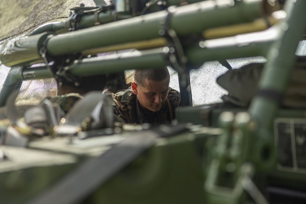 12th LAAB Execute a Tactical Air Surveillance Raid at Kin Blue