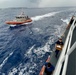  USCGC Myrtle Hazard (WPC 1139) delivers dinner to Station Apra Harbor crews underway