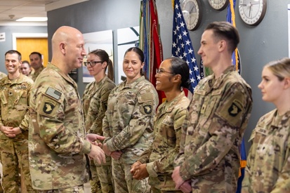 101st Airborne Division (Air Assault) Commander Coin Presentations to 101 Combat Aviation Brigade