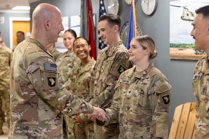 101st Airborne Division (Air Assault) Commander Coin Presentations to 101 Combat Aviation Brigade