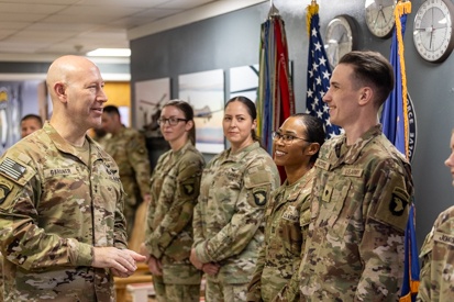 101st Airborne Division (Air Assault) Commander Coin Presentations to 101 Combat Aviation Brigade
