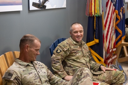 101st Airborne Division (Air Assault) Commander Coin Presentations to 101 Combat Aviation Brigade