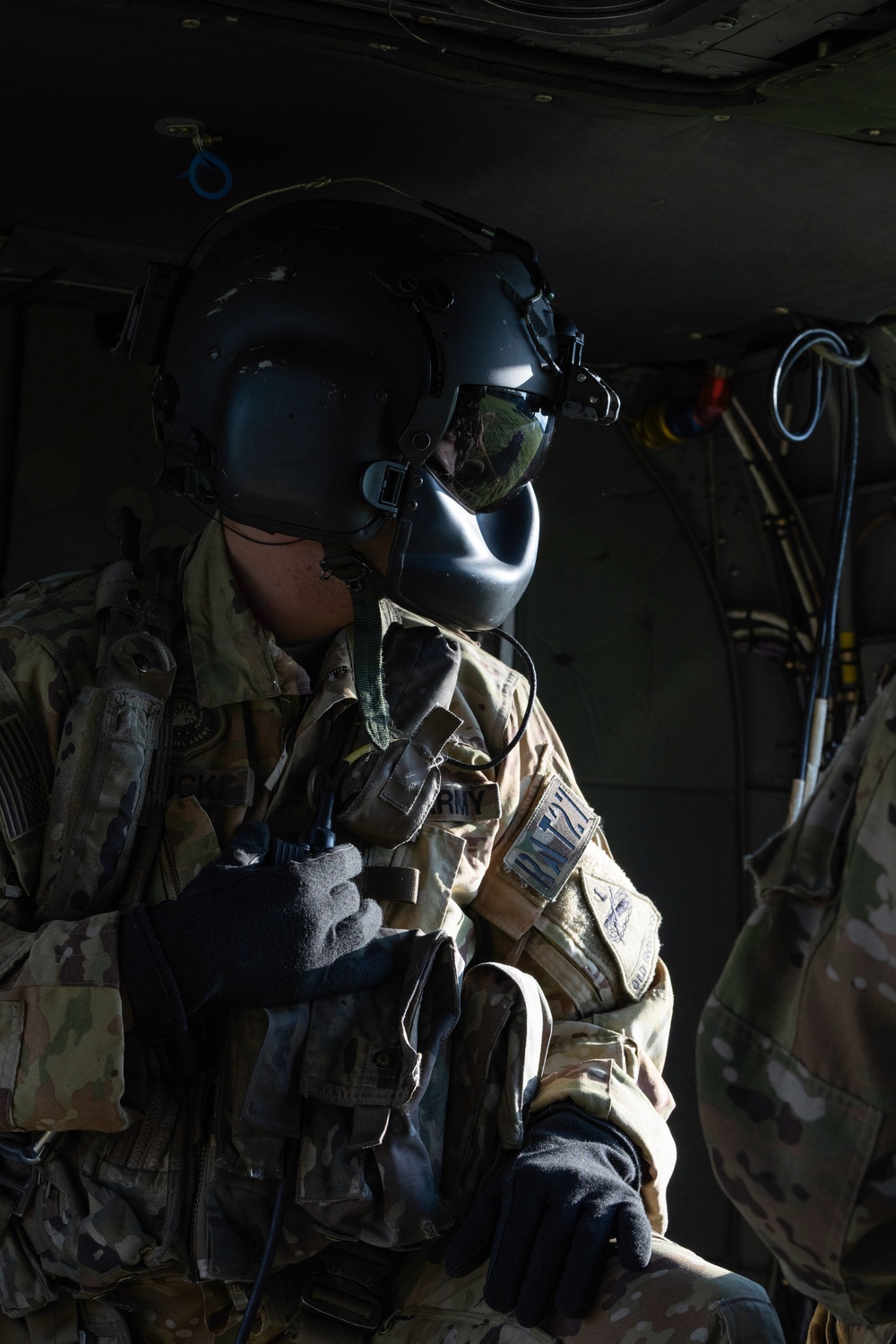 Black Hawks Train for Aerial Firefighting Support During Gunnery Operations