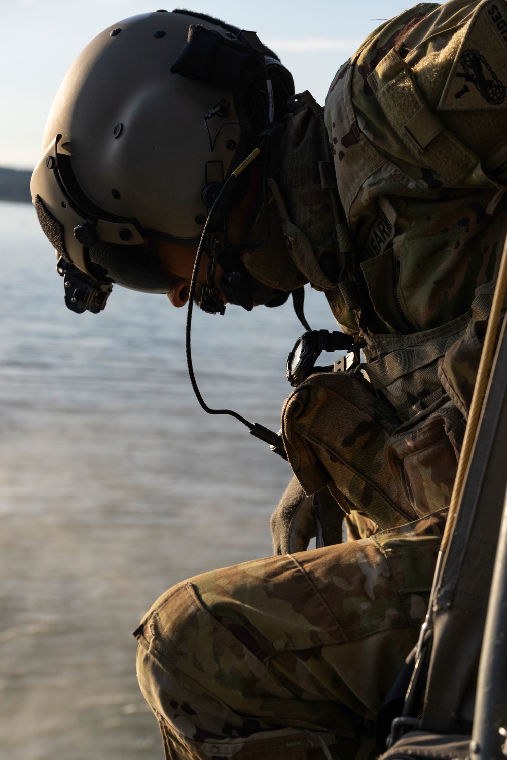 Black Hawks Train for Aerial Firefighting Support During Gunnery Operations