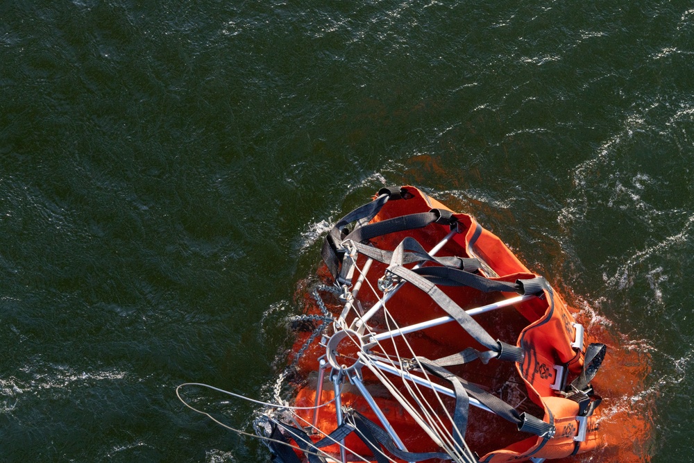 Black Hawks Train for Aerial Firefighting Support During Gunnery Operations