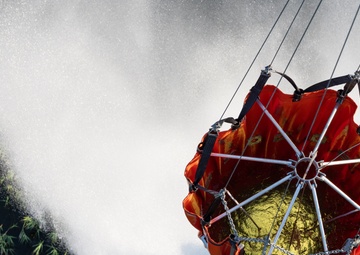 Black Hawks Train for Aerial Firefighting Support During Gunnery Operations