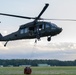 Black Hawks Train for Aerial Firefighting Support During Gunnery Operations