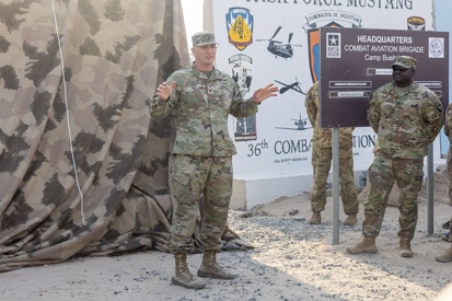 101st CAB T-Wall Unveiling