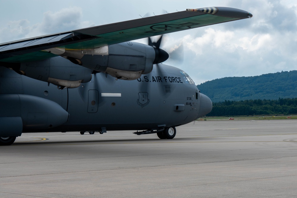 C-130J Super Hercules gains second wind after repairs at Ramstein