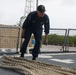Sailors aboard the USS John Finn conduct a sea and anchor detail in Diego Garcia