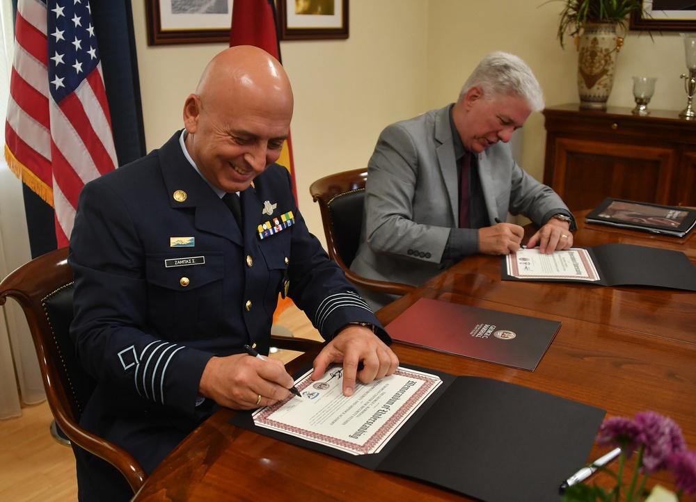 Marshall Center, Cyprus Security and Defence Academy Formalize Academic Partnership