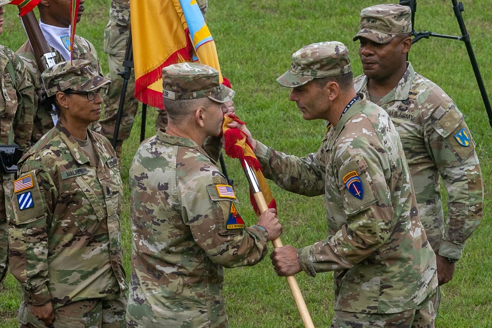 21st Theater Sustainment Command Change of Command Ceremony 2025