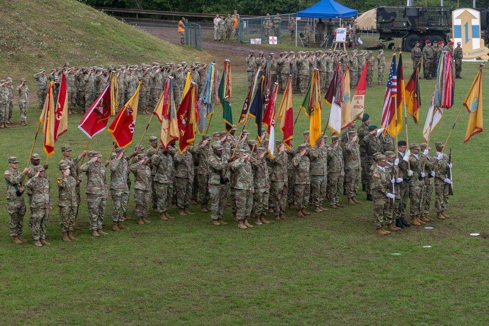 21st Theater Sustainment Command Change of Command Ceremony 2025