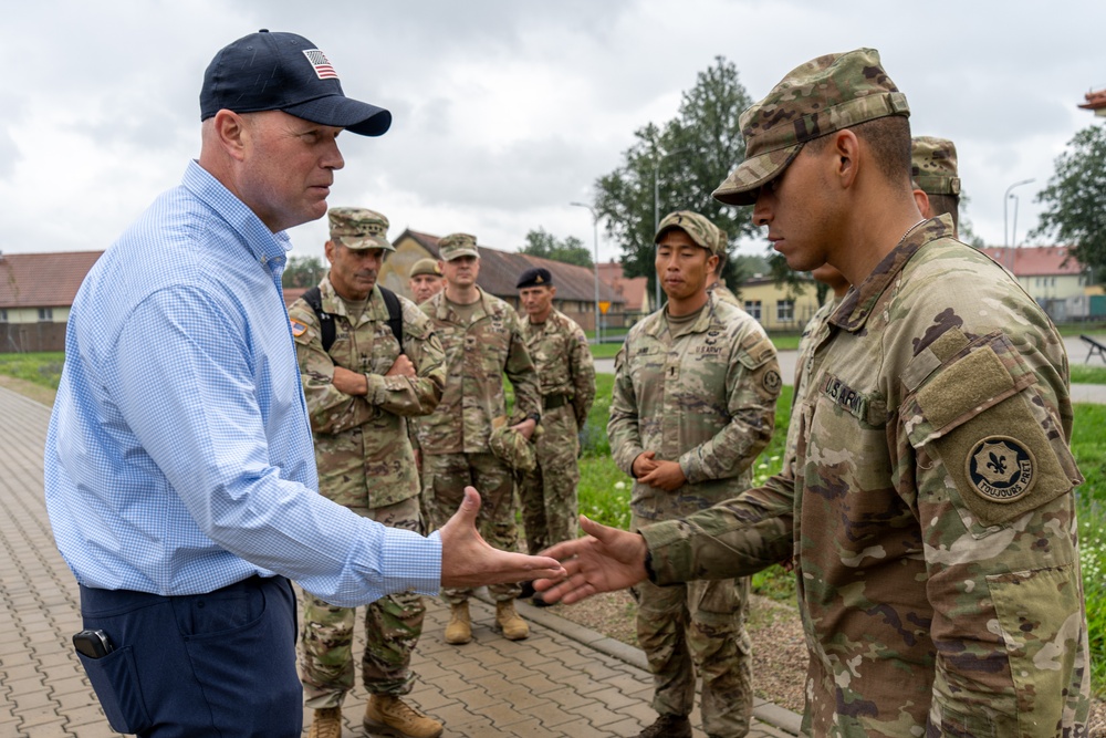 U.S. Ambassador to NATO Views Army Drone Countering Capabilities