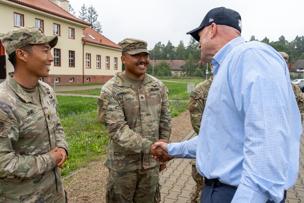U.S. Ambassador to NATO Views Army Drone Countering Capabilities on the Eastern Flank