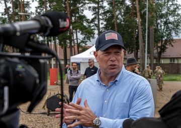 U.S. Ambassador to NATO Views Army Drone Countering Capabilities on the Eastern Flank