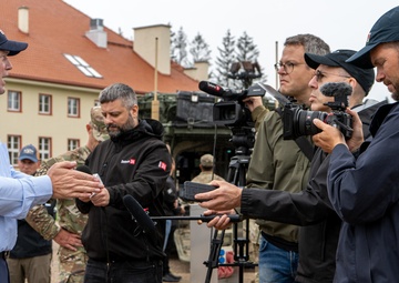 U.S. Ambassador to NATO Views Army Drone Countering Capabilities on the Eastern Flank
