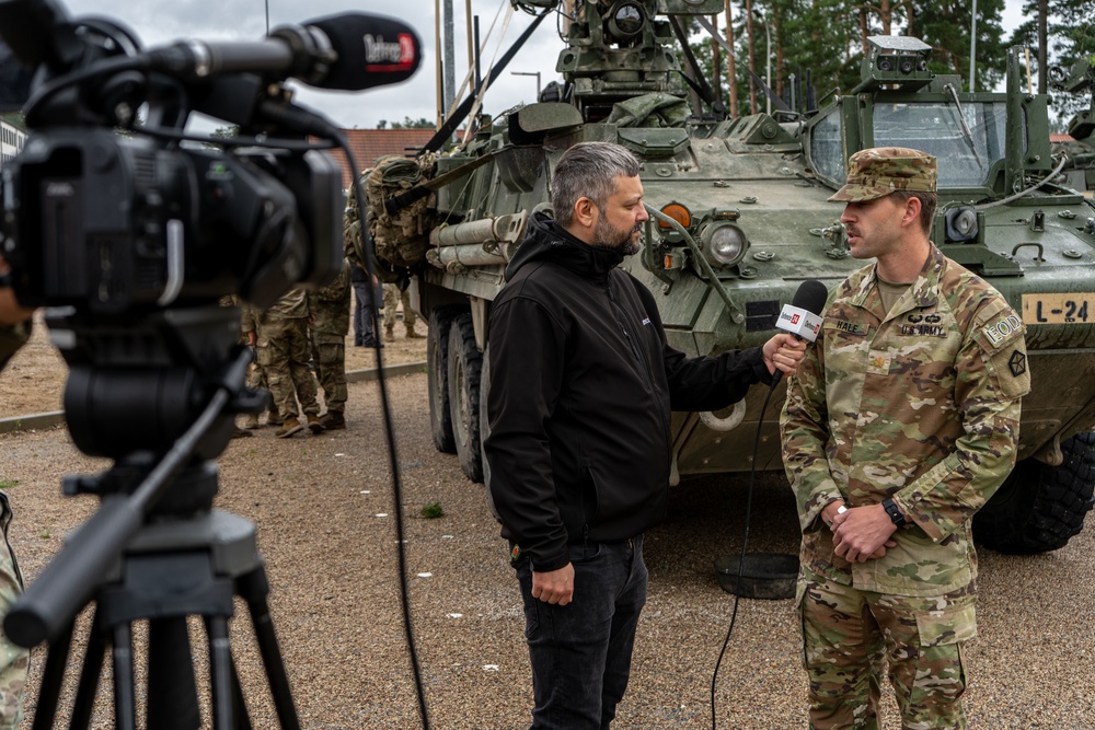 U.S. Ambassador to NATO Views Army Drone Countering Capabilities on the Eastern Flank
