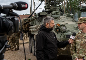 U.S. Ambassador to NATO Views Army Drone Countering Capabilities on the Eastern Flank