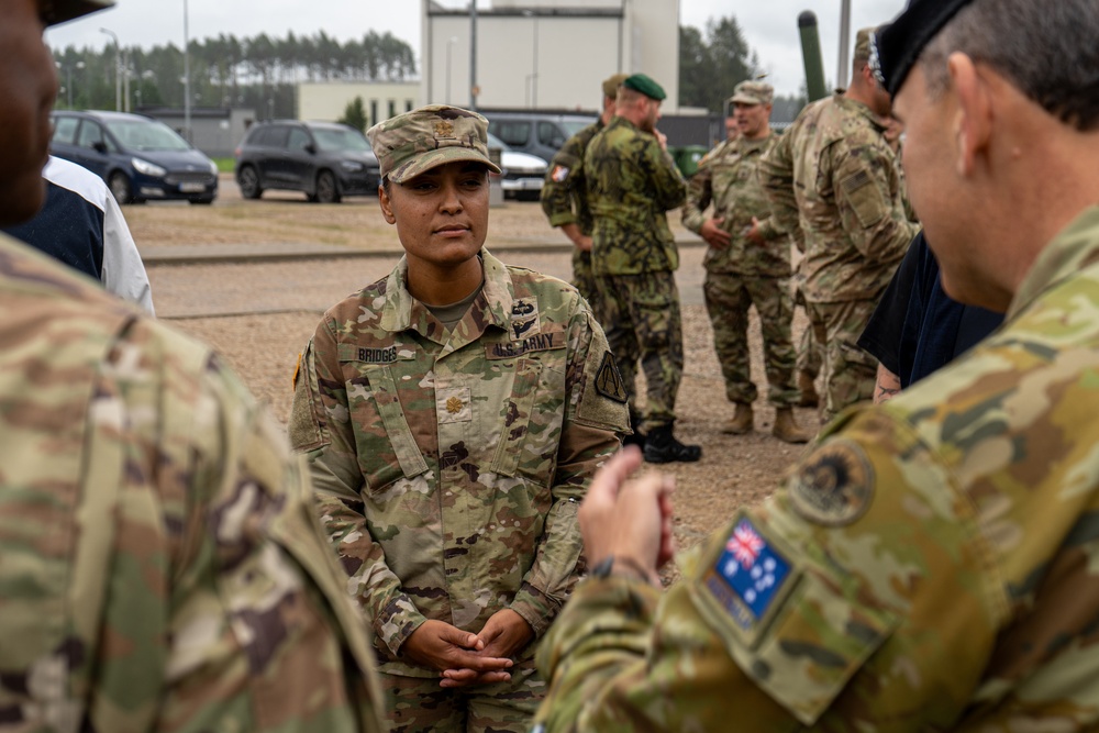 U.S. Ambassador to NATO Views Army Drone Countering Capabilities on the Eastern Flank