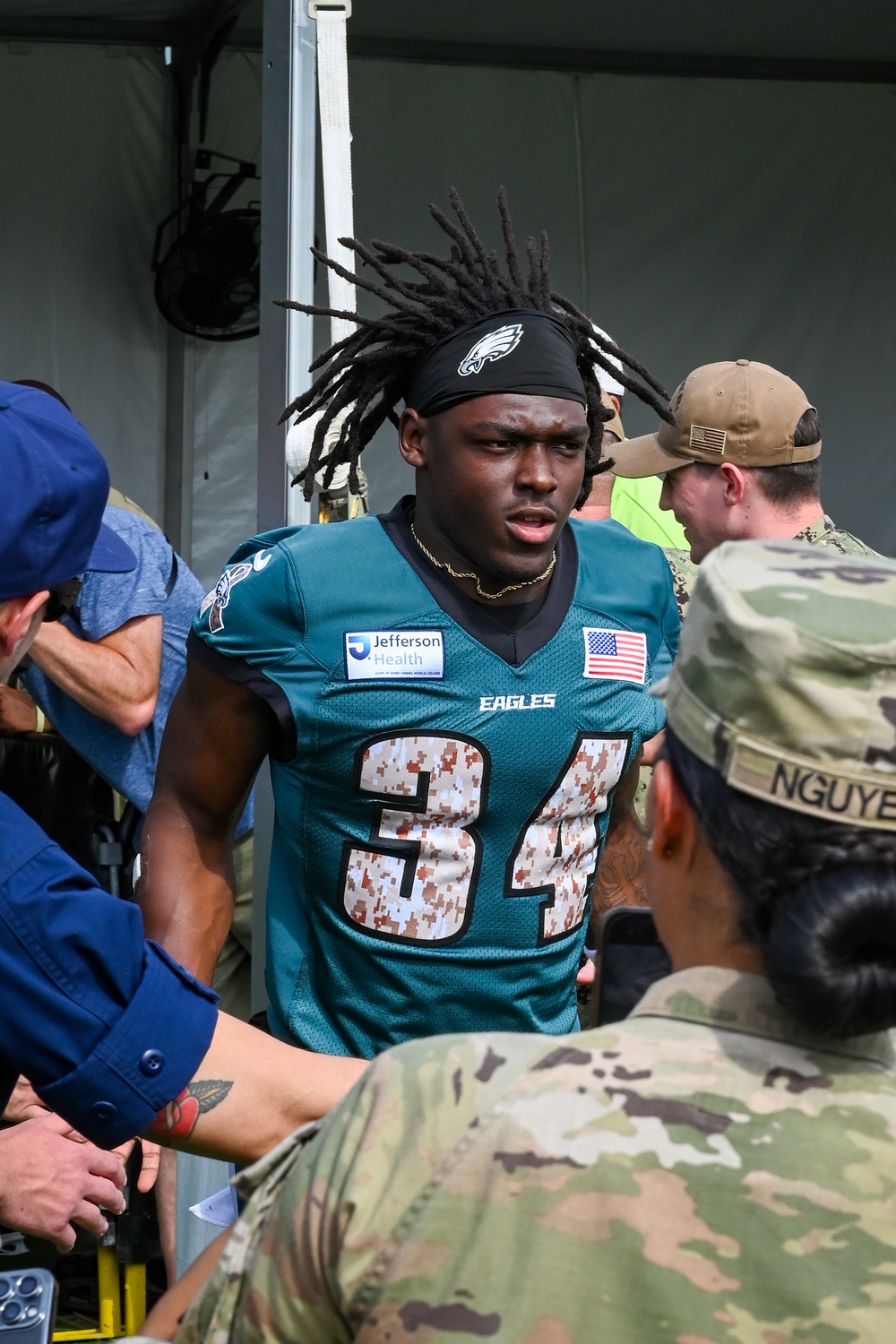 Camouflage and Community: Eagles Host Tri-State Troops for Military Appreciation Day