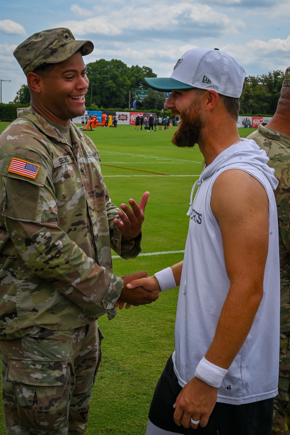 Camouflage and Community: Eagles Host Tri-State Troops for Military Appreciation Day