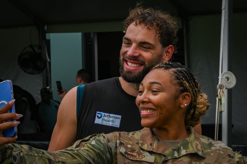 Camouflage and Community: Eagles Host Tri-State Troops for Military Appreciation Day