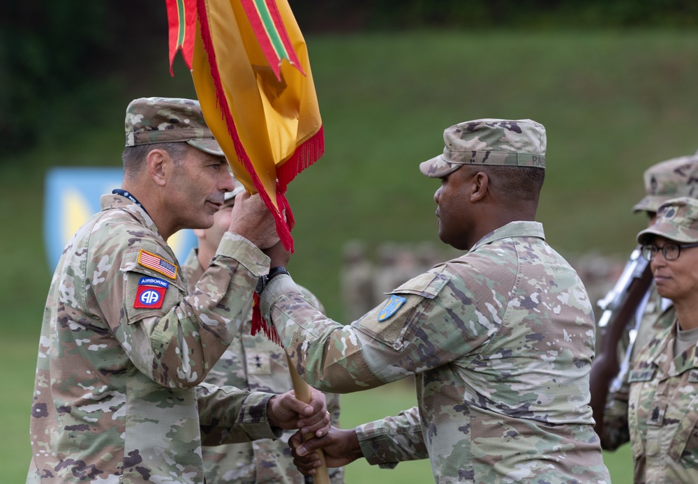 21st Theater Sustainment Command Change of Command Ceremony 2025
