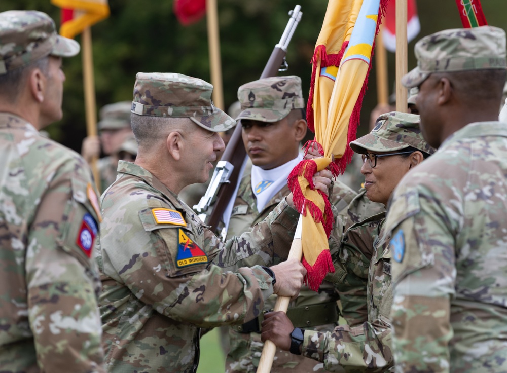 21st Theater Sustainment Command Change of Command Ceremony 2025