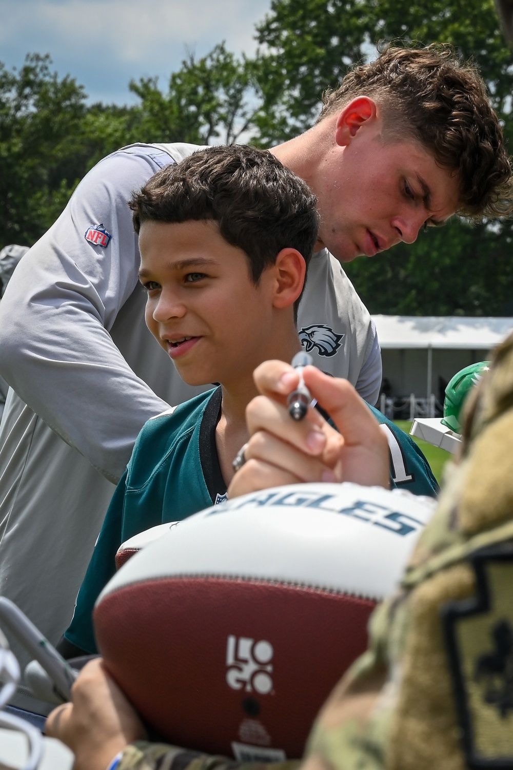 Camouflage and Community: Eagles Host Tri-State Troops for Military Appreciation Day