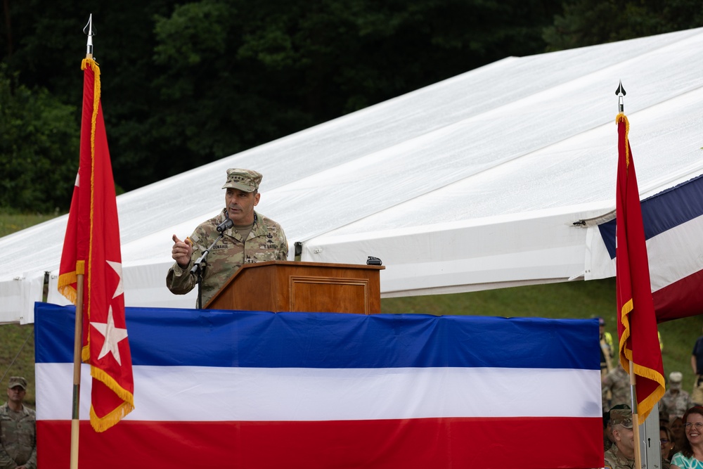 21st Theater Sustainment Command Change of Command Ceremony 2025