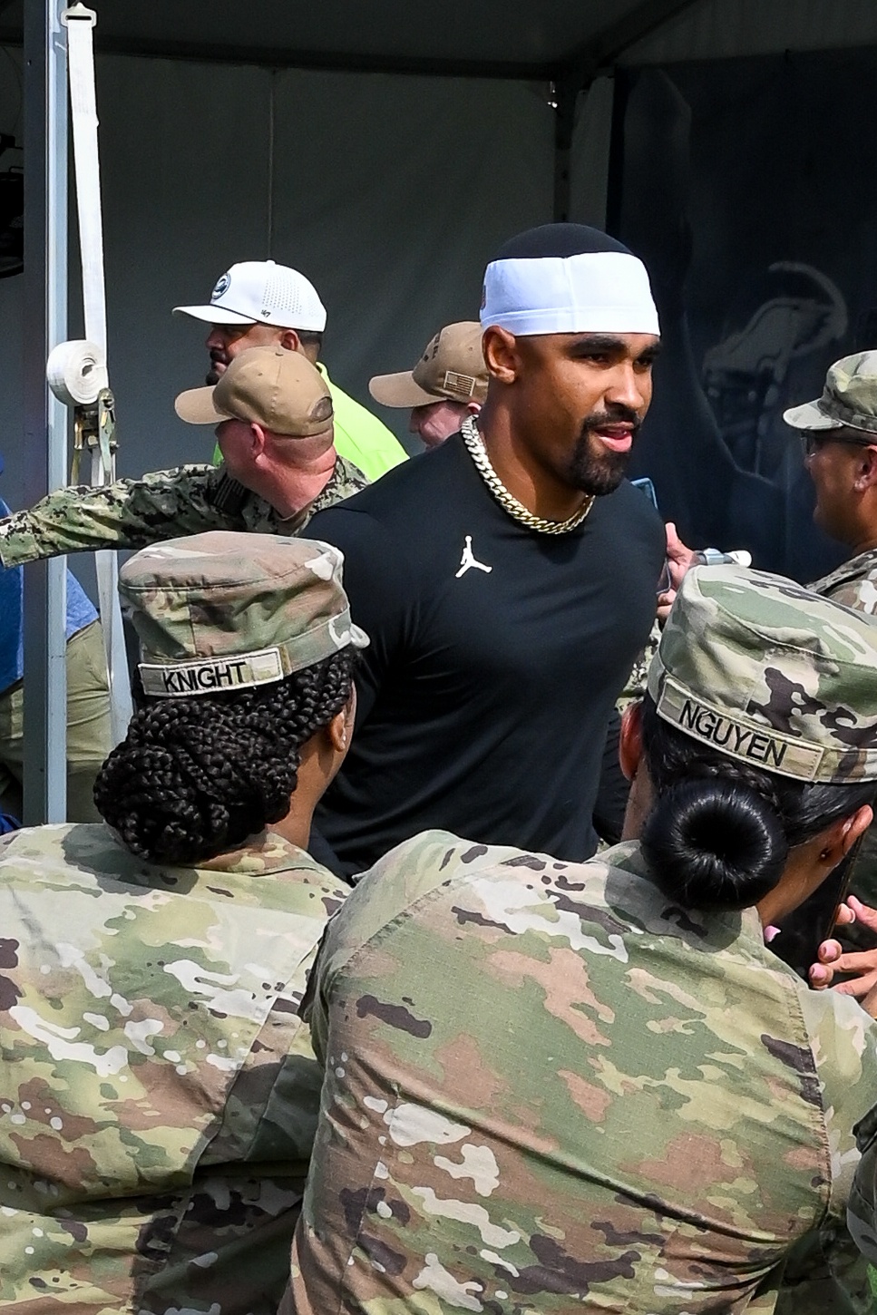 Camouflage and Community: Eagles Host Tri-State Troops for Military Appreciation Day