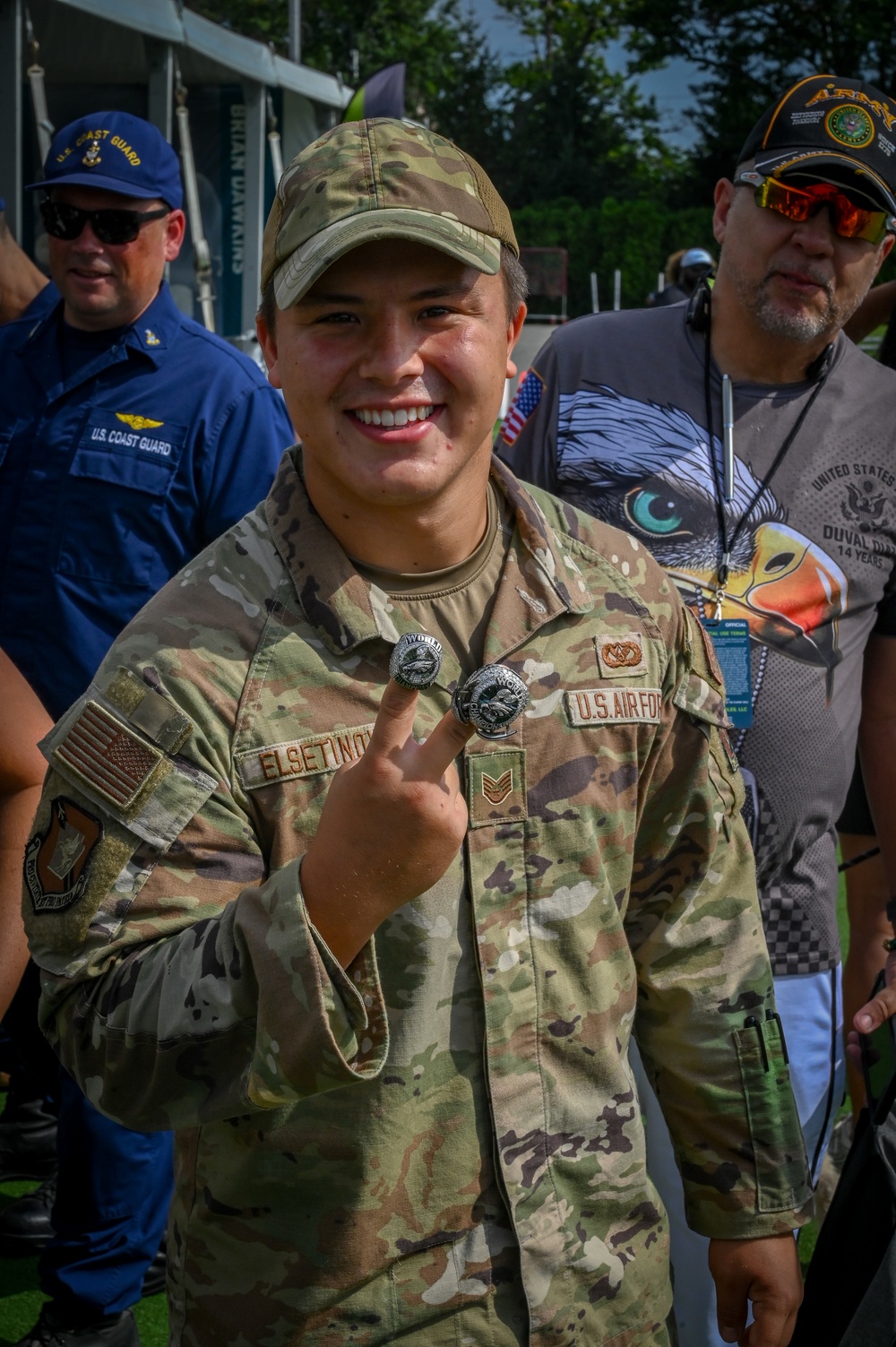Camouflage and Community: Eagles Host Tri-State Troops for Military Appreciation Day