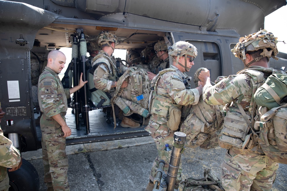 3-501st Aviation Supports Air Assault Prep for 173rd Airborne in Georgia