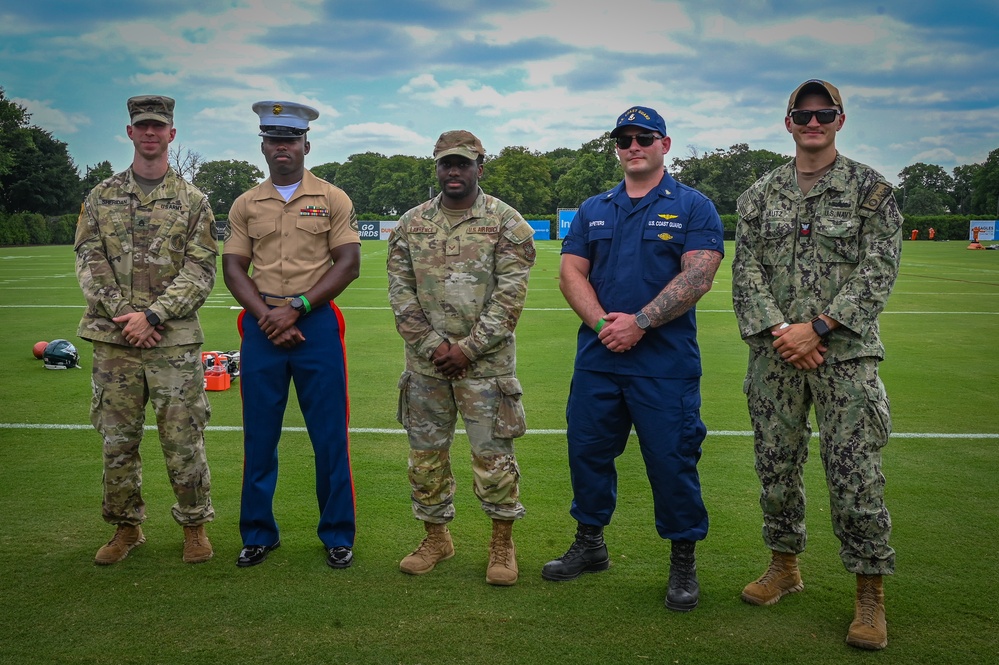 Camouflage and Community: Eagles Host Tri-State Troops for Military Appreciation Day