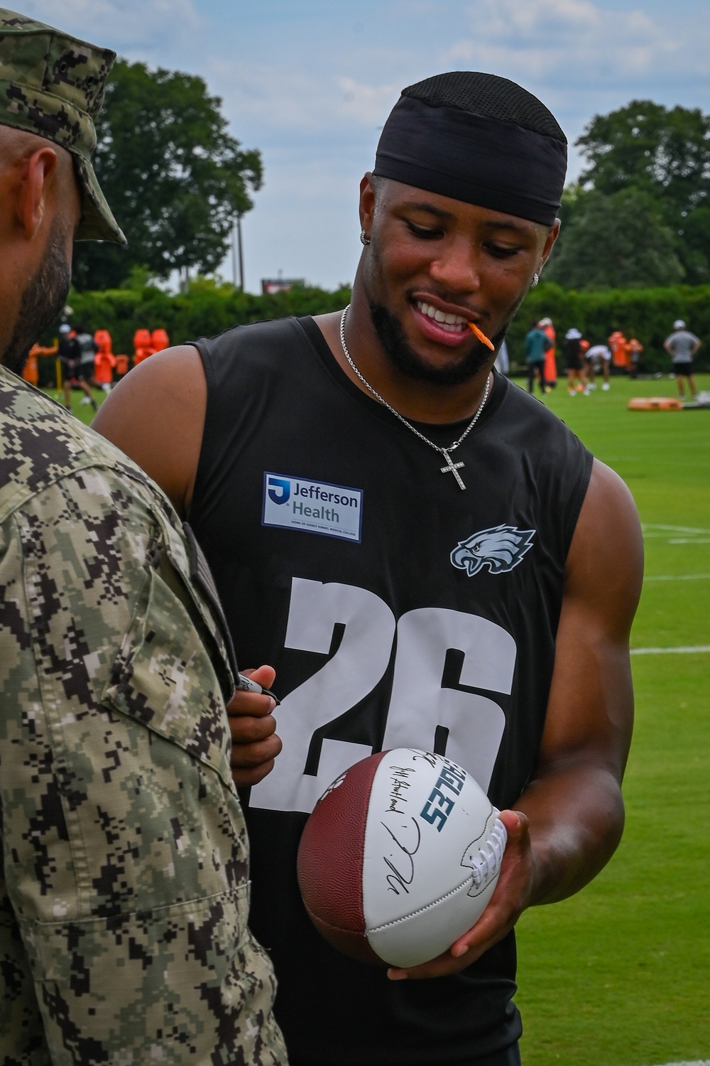 Camouflage and Community: Eagles Host Tri-State Troops for Military Appreciation Day