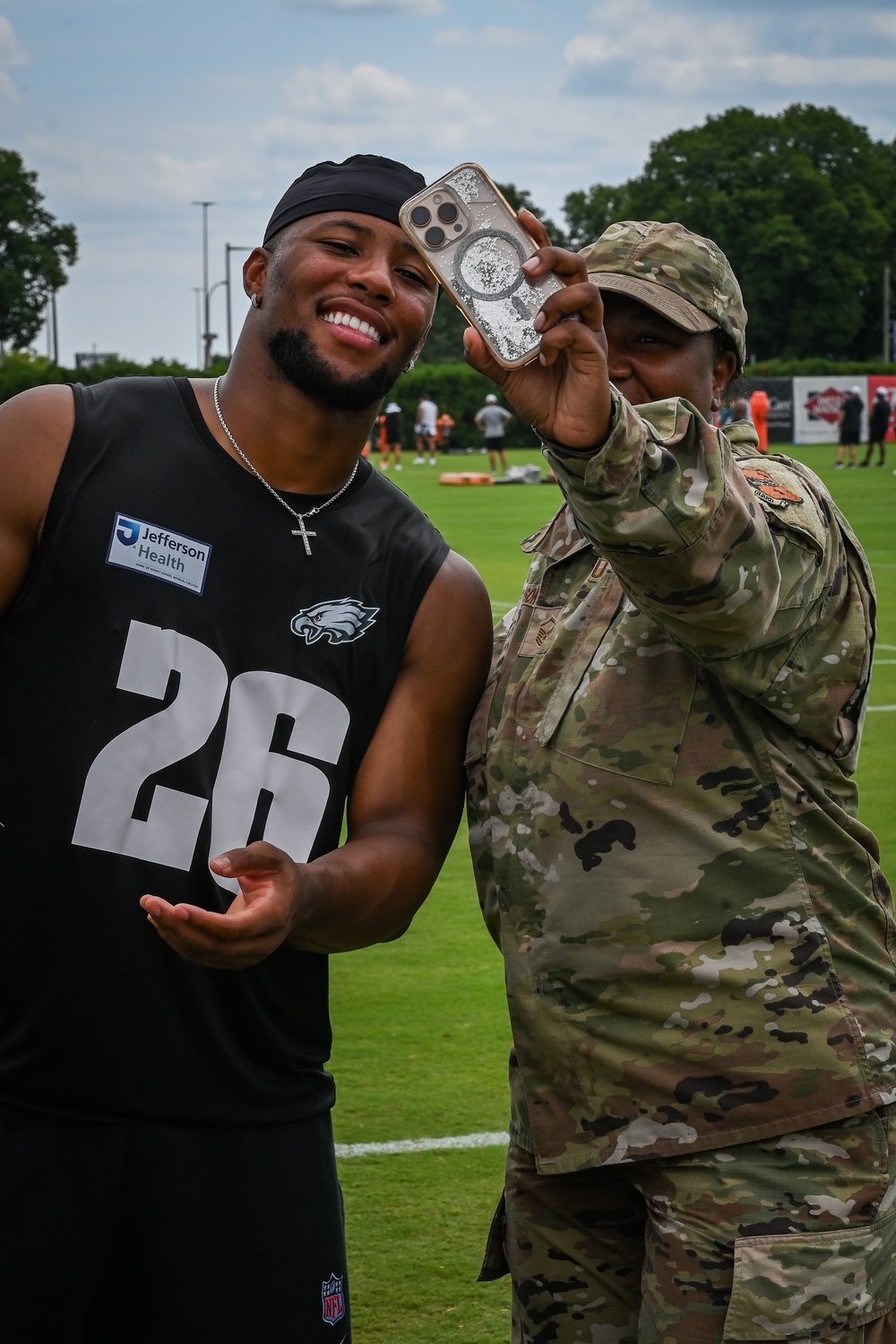 Camouflage and Community: Eagles Host Tri-State Troops for Military Appreciation Day