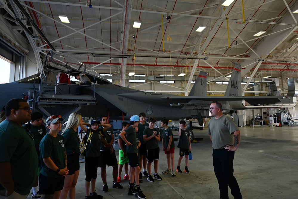 104th Fighter Wing hosts Amherst youth summer camp